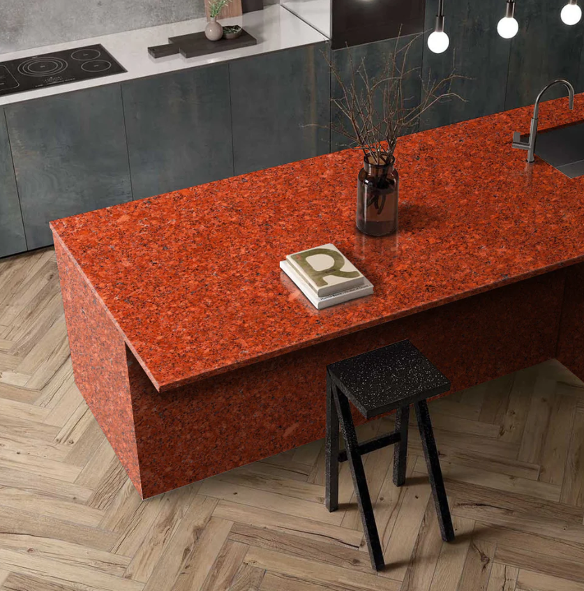 Red Ruby Granite sample 2