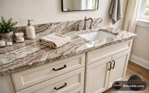 Brown Fantasy Granite slab from FB Marble Lahore, suited to budget kitchen with local granite