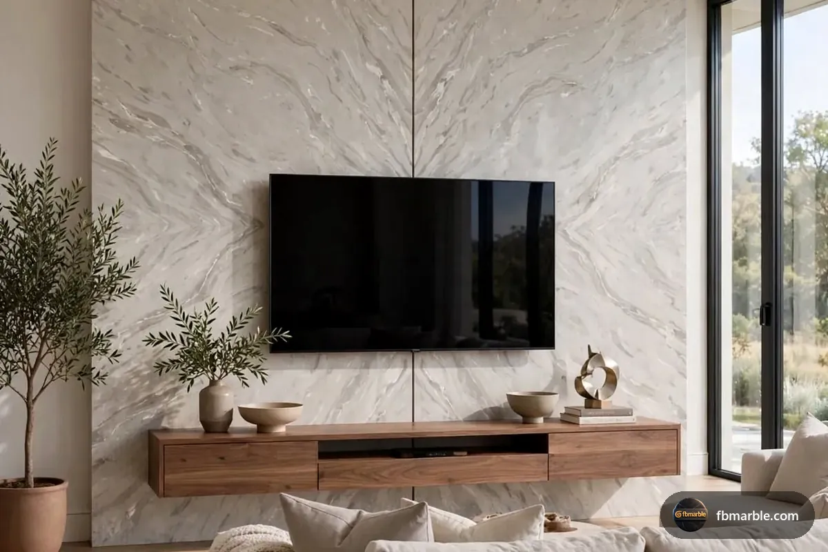 Venus Grey Quartz slab from FB Marble Lahore, suited to vanity with quartz top