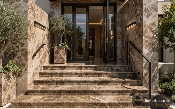 Light Empradore Granite slab from FB Marble Lahore, suited to variety of granite slabs