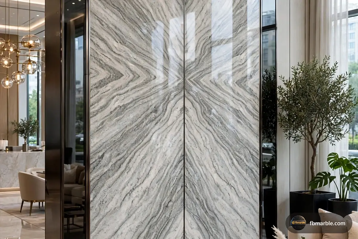 White Juparana Granite slab from FB Marble Lahore, suited to white juparana close-up