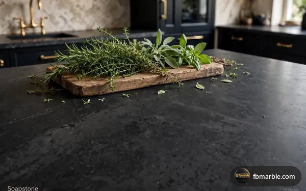 Soapstone kitchen countertop, Pakistan