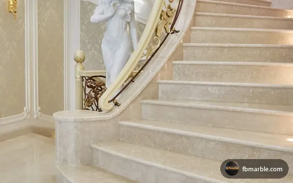 Parlino Beige Marble slab from FB Marble Lahore, suited to cultured marble vanity with integrated basin