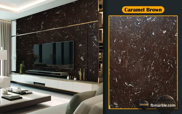 Caramel Brown Quartz slab from FB Marble Lahore, suited to budget-friendly kitchen counter