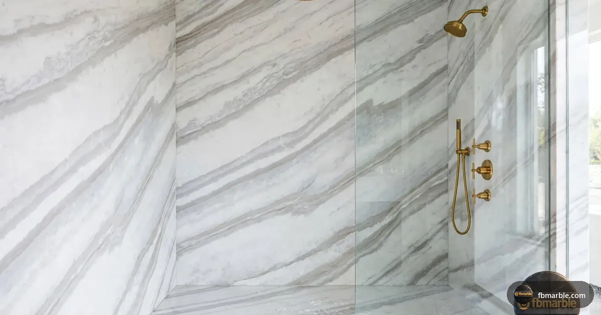 Calacatta Wave Quartz slab from FB Marble Lahore, suited to imported quartz slabs