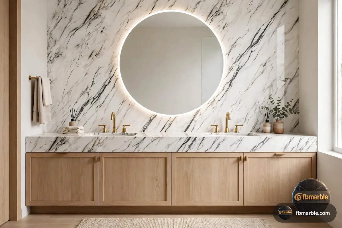 Fish Belly Quartz slab from FB Marble Lahore, suited to contemporary kitchen with quartz