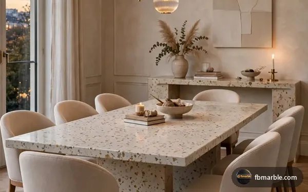 Fine Decor Quartz slab from FB Marble Lahore, suited to clean organised kitchen with quartz counters