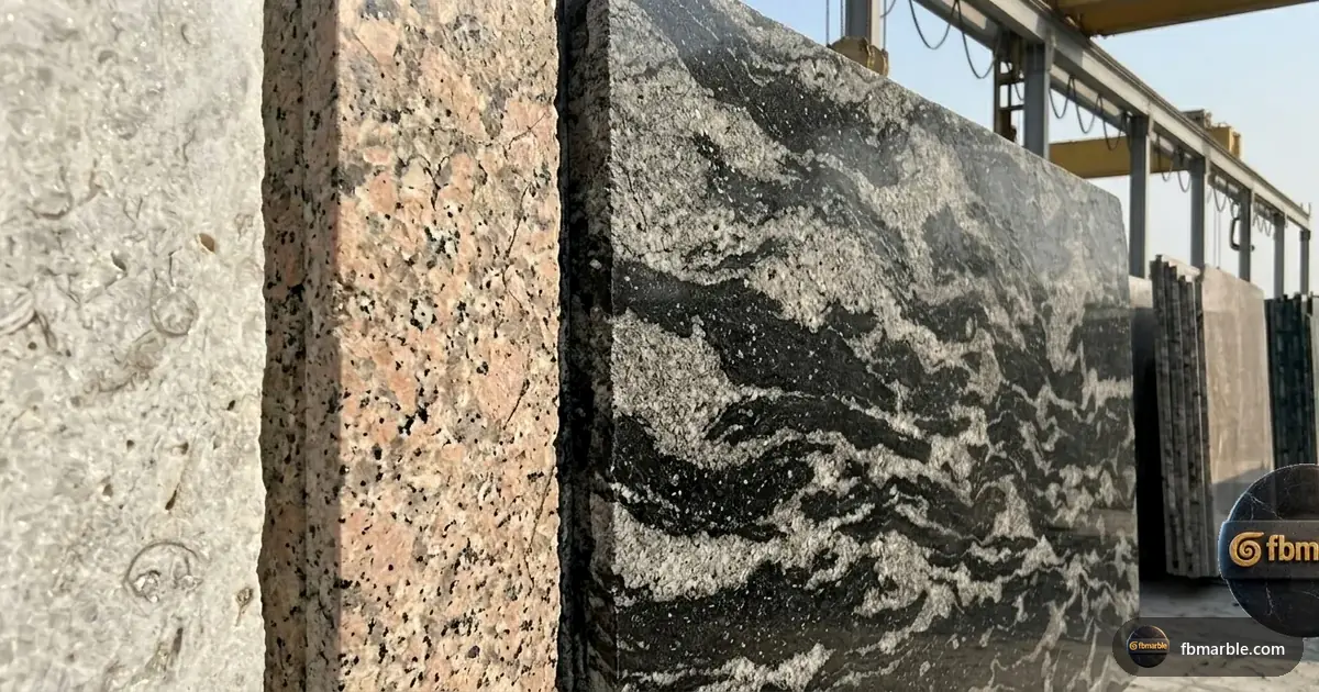 Forest Black Granite Ii slab from FB Marble Lahore, suited to leathered black granite kitchen