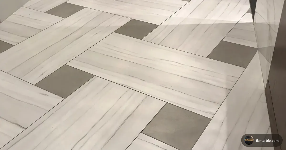 Sunny White Marble slab from FB Marble Lahore, suited to white marble kitchen island