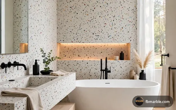 Sparkling White Quartz slab from FB Marble Lahore, suited to dark navy cabinets with white quartz