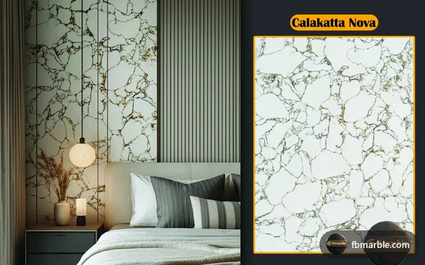 Calakatta Nova Quartz slab from FB Marble Lahore, suited to quartz factory slab press