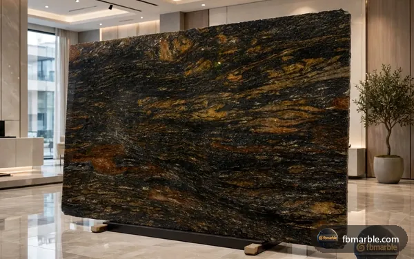 Cosmo Granite slab from FB Marble Lahore, suited to hard water deposits around granite sink