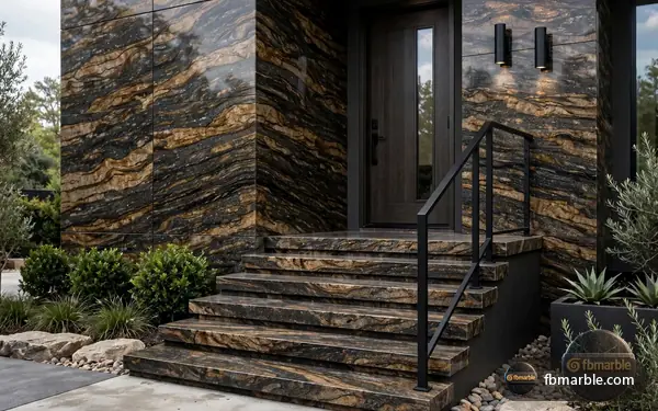 Cosmo Granite slab from FB Marble Lahore, suited to chipped granite edge