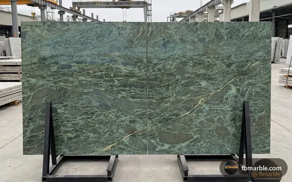 Verde Fantastico Granite slab from FB Marble Lahore, suited to stainless steel undermount sink in granite