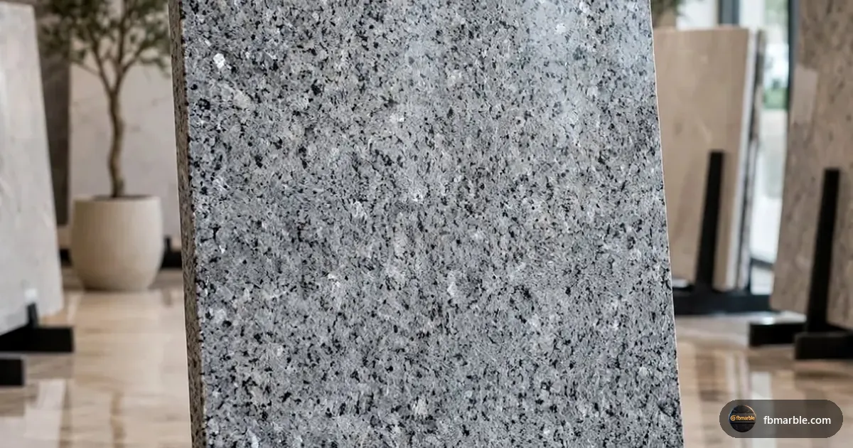 Silver Pearl Granite slab from FB Marble Lahore, suited to silver pearl granite kitchen