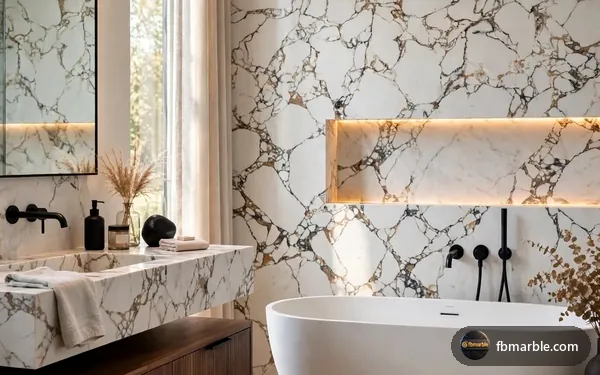 Calakatta Nova Quartz slab from FB Marble Lahore, suited to single and double bowl sinks side by side