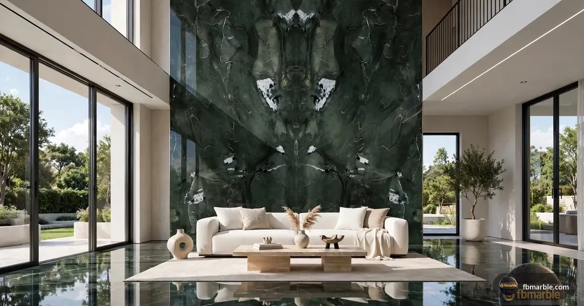 Green Avocado Porcelain slab from FB Marble Lahore, suited to soapstone slab