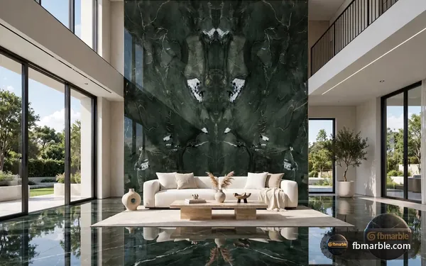 Green Avocado Porcelain slab from FB Marble Lahore, suited to soapstone slab