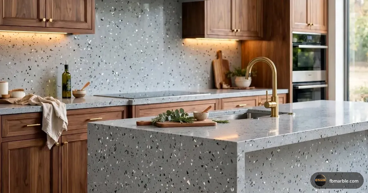 Gulf Grey Quartz slab from FB Marble Lahore, suited to solid surface vs quartz samples