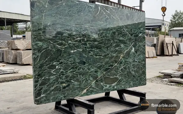 Verde Fantastico Granite slab from FB Marble Lahore, suited to granite full-height backsplash
