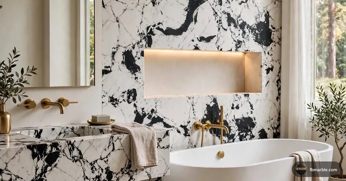 Panda Black Quartz slab from FB Marble Lahore, suited to t-shaped quartz island