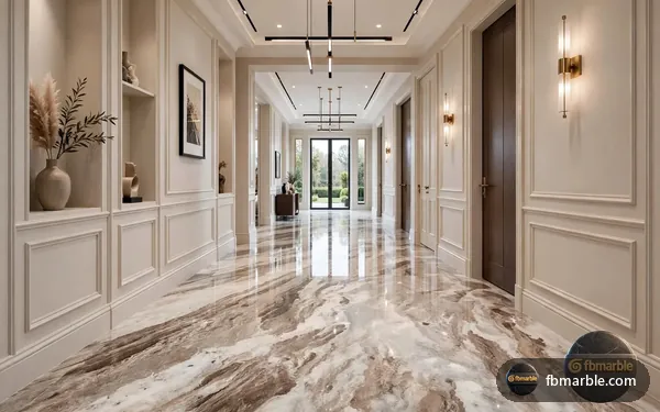 Brown Fantasy Granite slab from FB Marble Lahore, suited to light granite kitchen