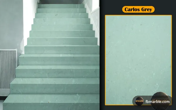 Carlos Grey Quartz slab from FB Marble Lahore, suited to well-made seam in quartz