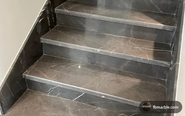 Ocean Grey Marble slab from FB Marble Lahore, suited to marble block in quarry