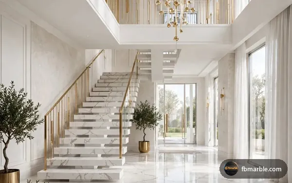 Cararra White Quartz slab from FB Marble Lahore, suited to white cabinets with grey quartz