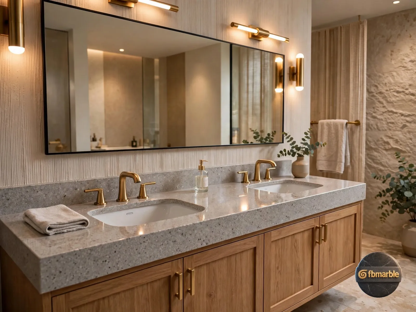 Camel Brown Granite photo 2 – sandy camel-brown Indian granite with cream crystals