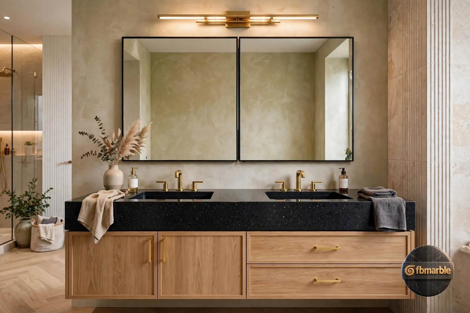 Galaxy Black Granite photo 3 β Indian black granite with gold bronzite flecks