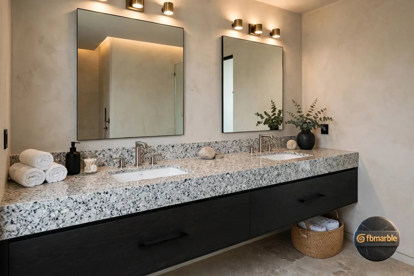 Grey Suprema Granite photo 2 – balanced mid-grey Indian granite with subtle veining