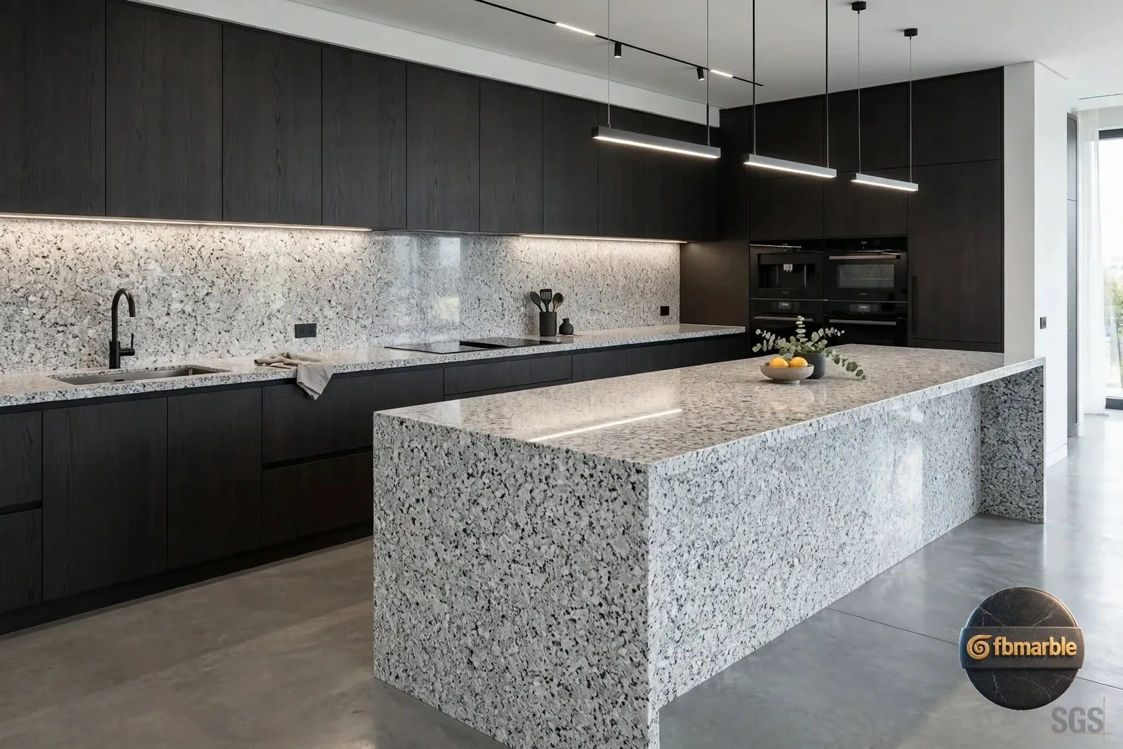 Grey Suprema Granite photo 3 – balanced mid-grey Indian granite with subtle veining
