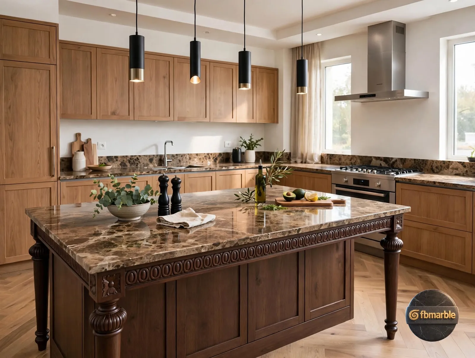 Light Empradore Granite photo 3 β light golden-brown Brazilian granite with copper tones