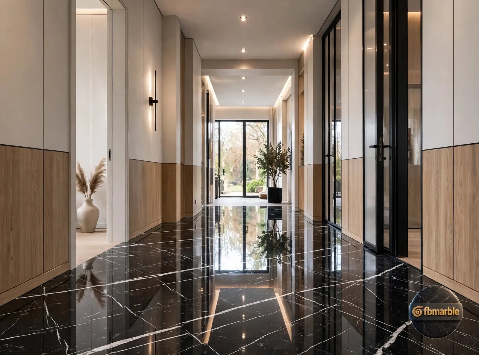 Nero Marquina marble
