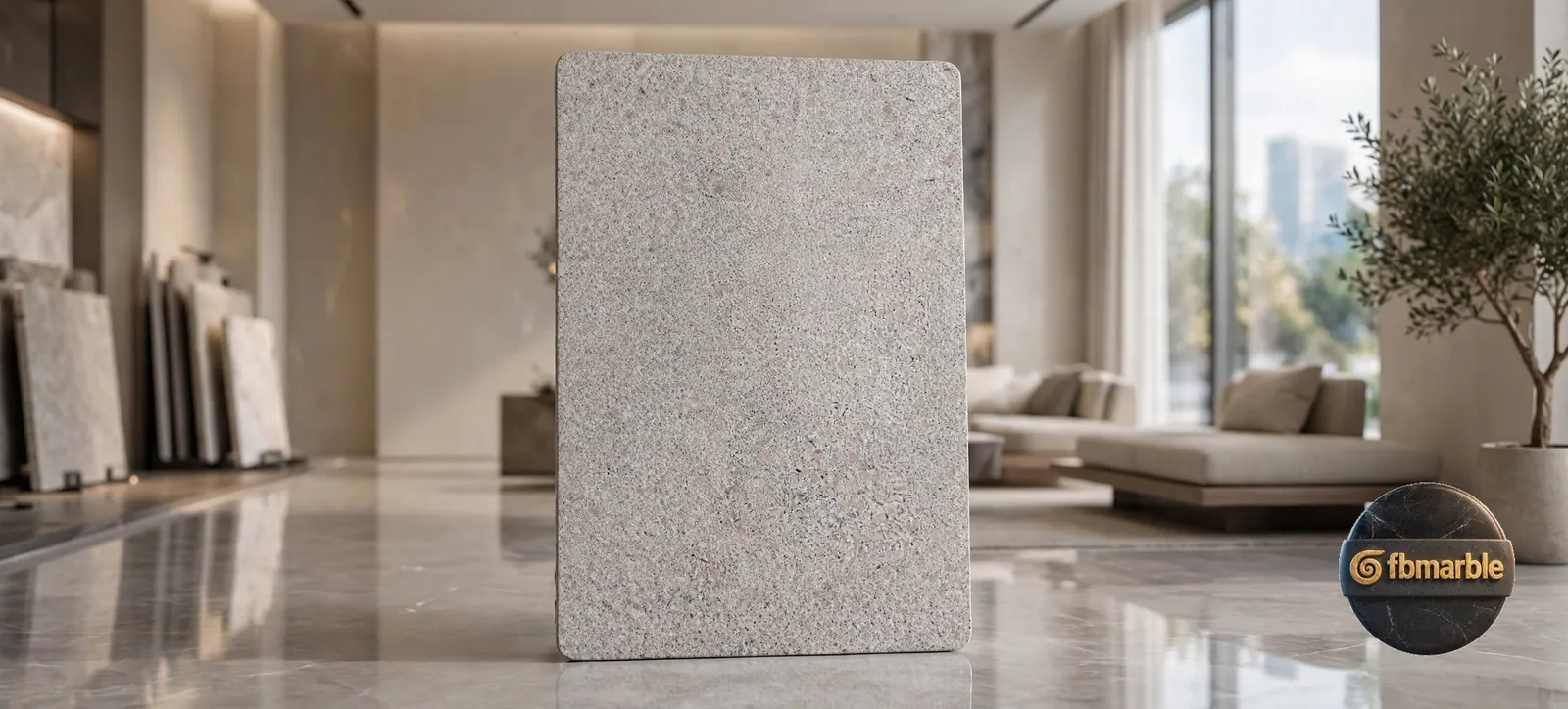 Sadio Pink Granite photo 2 – blush-pink granite with grey and white crystal pattern