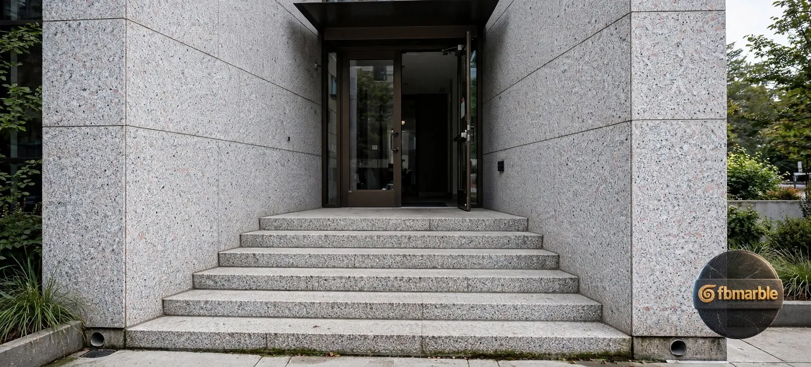 Sadio Pink Granite photo 3 – blush-pink granite with grey and white crystal pattern