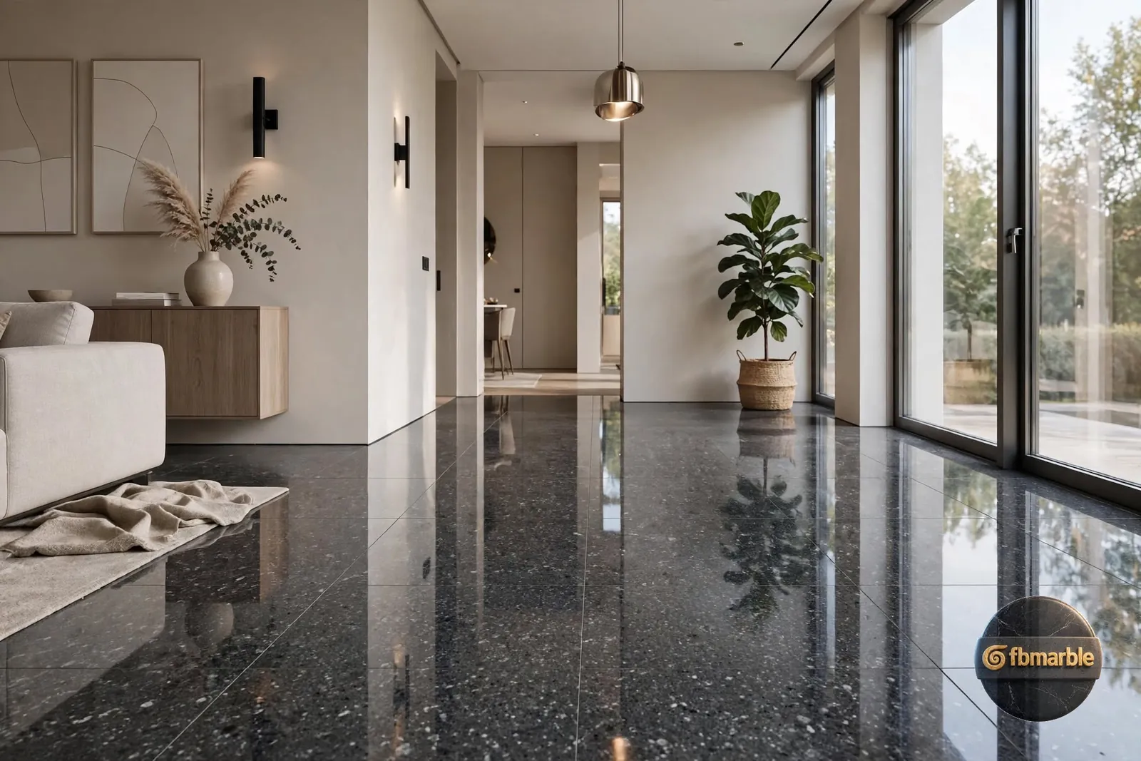 Silver Eye Granite photo 2 – silver-grey granite with eye-shaped crystals