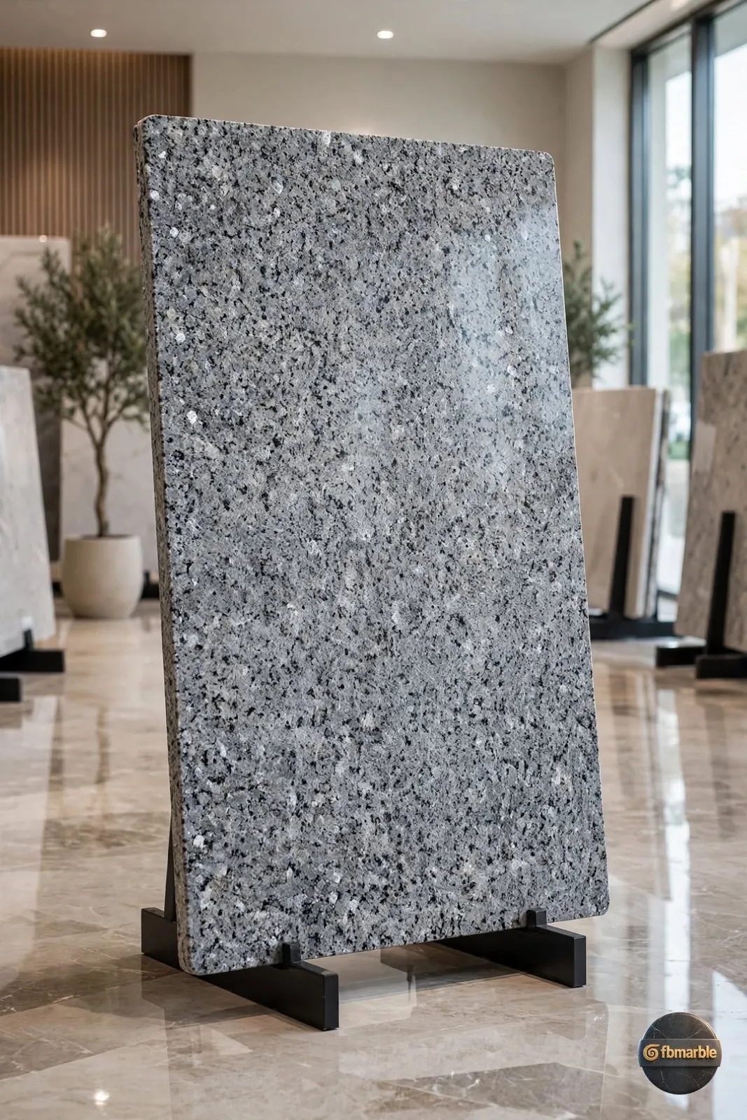 Silver Pearl Granite photo 4 β cool silver granite with pearlescent mineral specks
