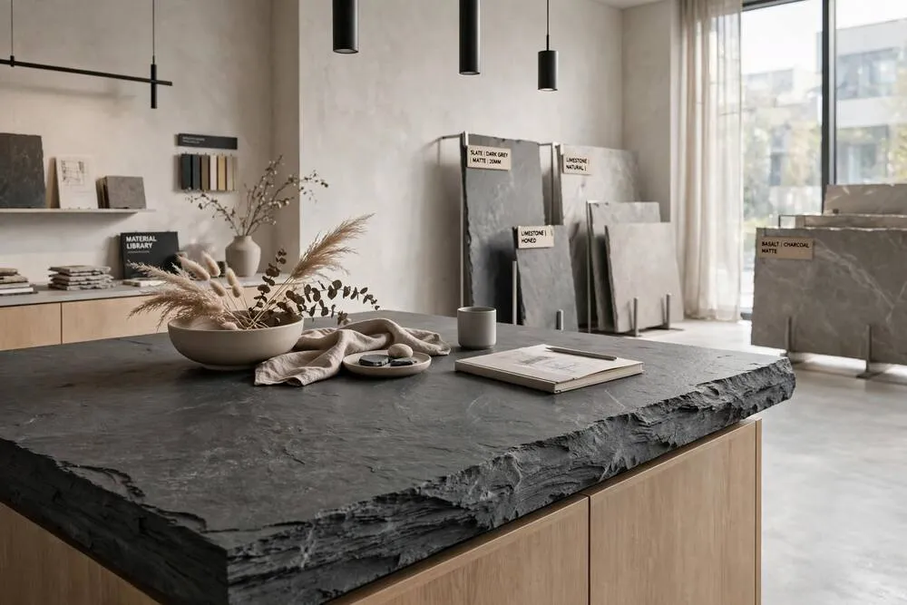 Slate stone surface
