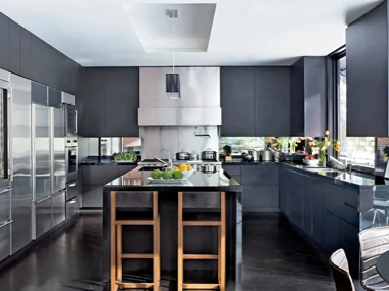 Granite kitchen countertop installation, Pakistan