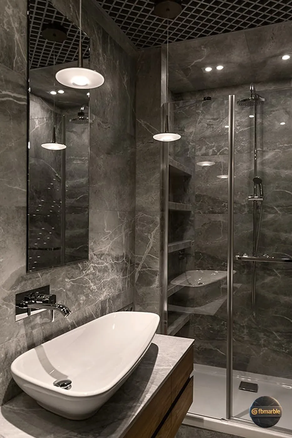 Grey Emperador Marble