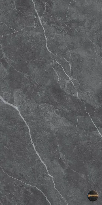 Ocean Grey Marble photo 3 – cool grey Turkish marble with wave-like white veining