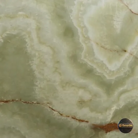 Light Green Onyx photo 2 – pale translucent Pakistani green onyx for backlighting