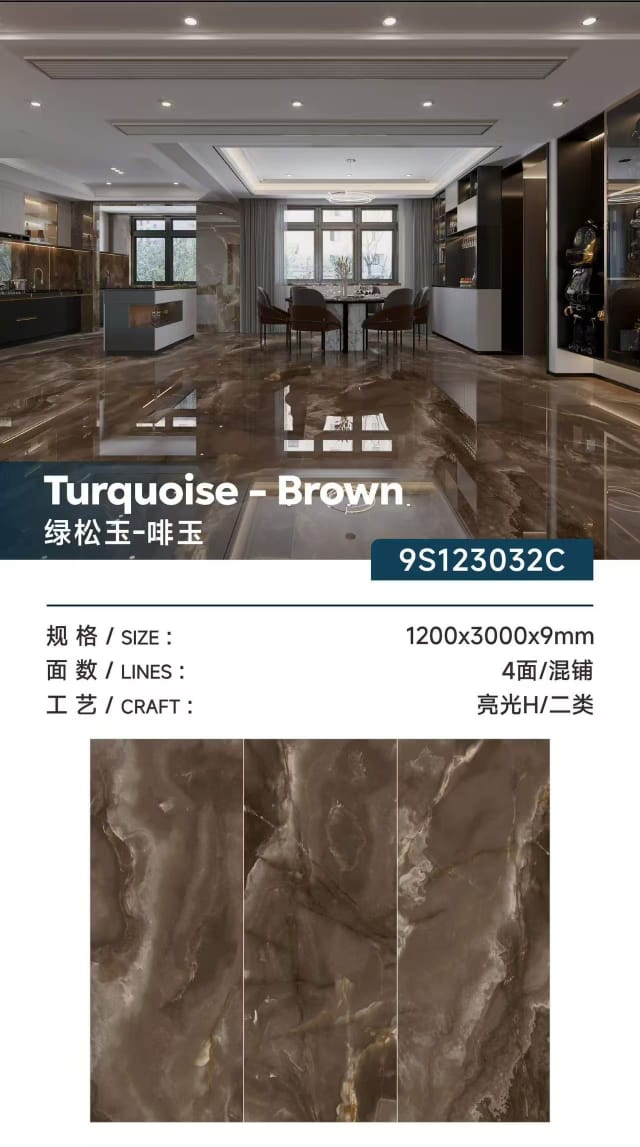 Turquoise – Brown