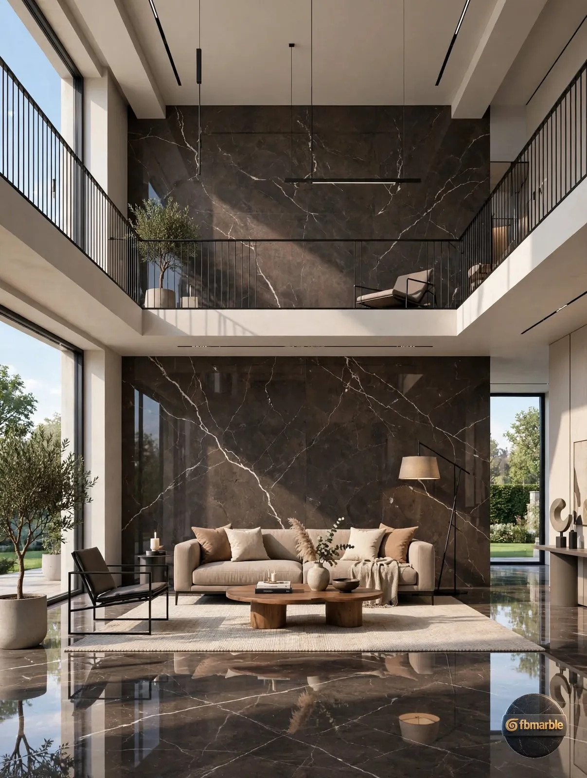 Grey Marble Slab