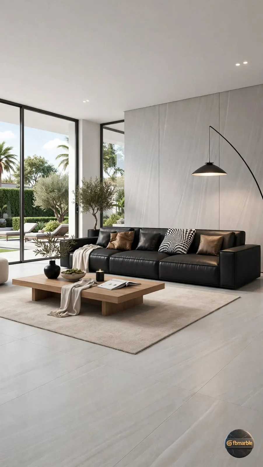 Phantom – Warm Grey photo 3 – warm-grey porcelain with subtle brushed texture