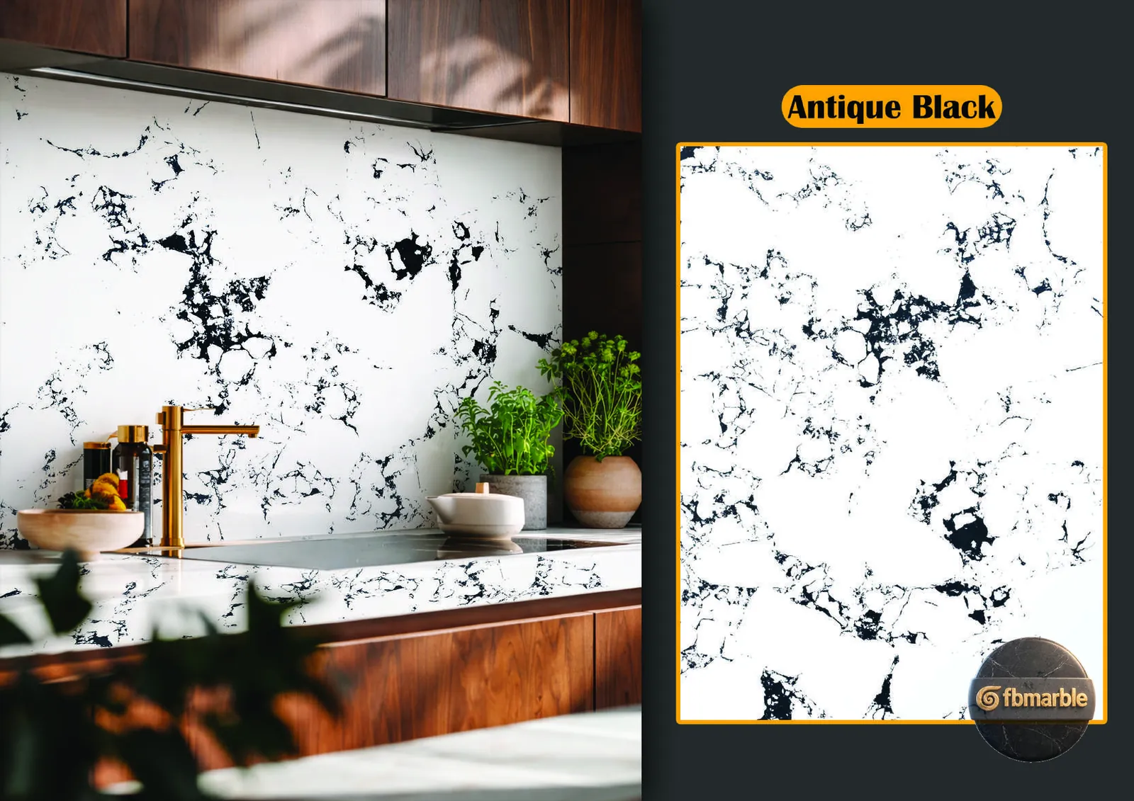 Antique Black Quartz