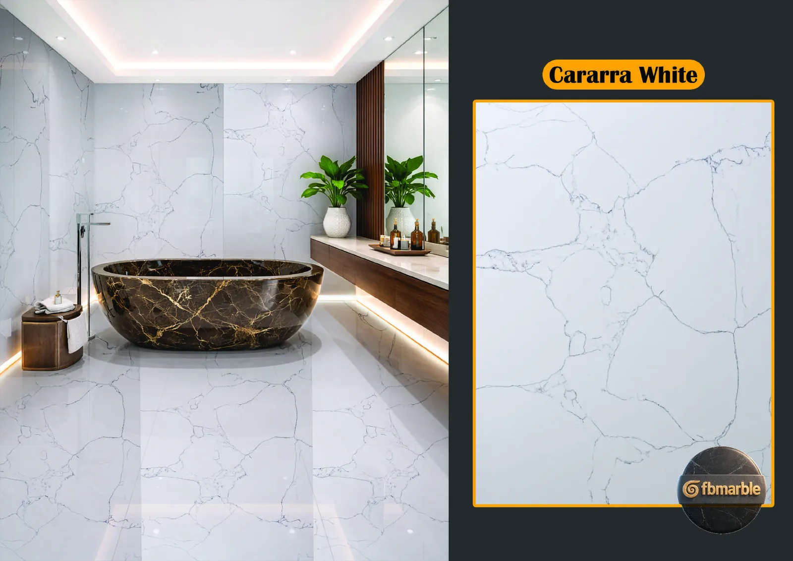 Carrara White Quartz