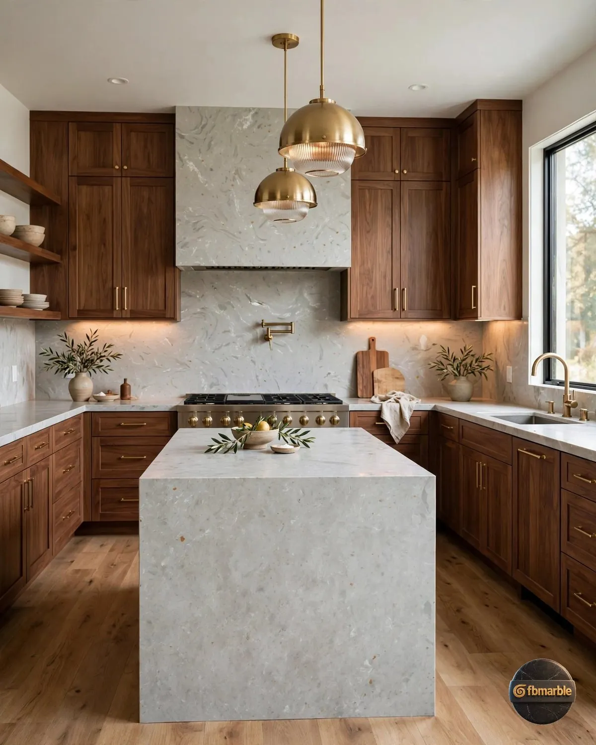 Carlos Grey Quartz kitchen